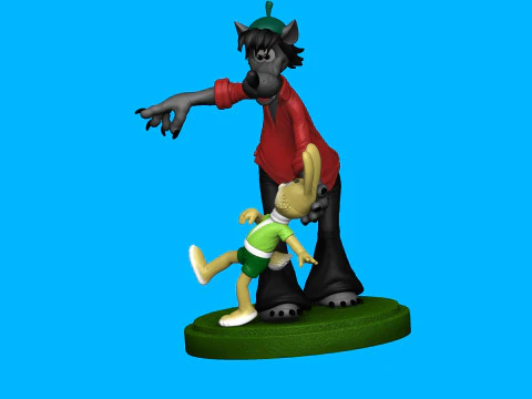 Nu pogodi for 3D printing STL 3D Print Model