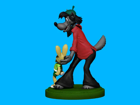 Nu pogodi for 3D printing STL 3D Print Model