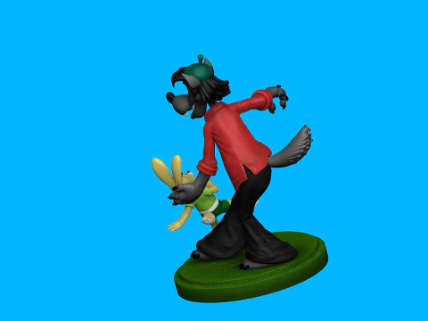 Nu pogodi for 3D printing STL 3D Print Model