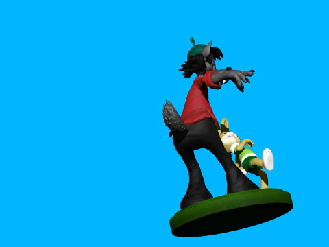 Nu pogodi for 3D printing STL 3D Print Model