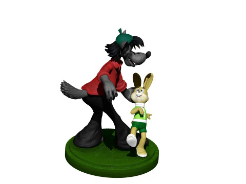 Nu pogodi for 3D printing STL 3D Print Model