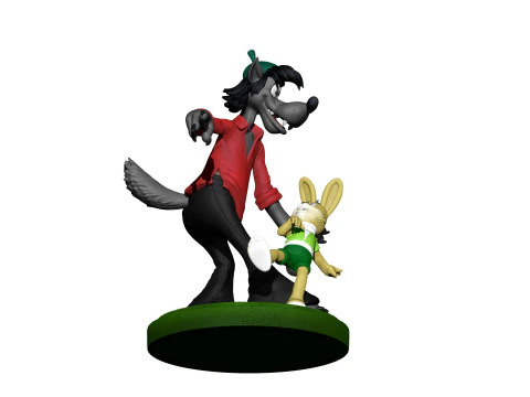 Nu pogodi for 3D printing STL 3D Print Model