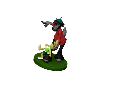Nu pogodi for 3D printing STL 3D Print Model