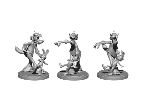 Nu pogodi for 3D printing STL 3D Print Model