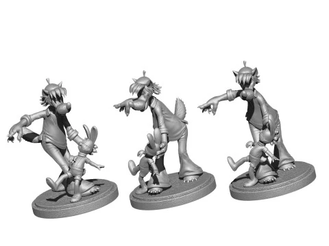 Nu pogodi for 3D printing STL 3D Print Model