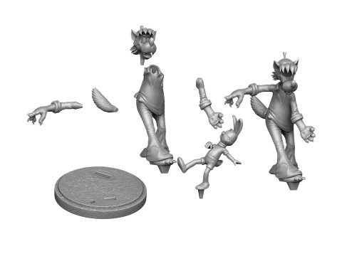Nu pogodi for 3D printing STL 3D Baskı Modeli