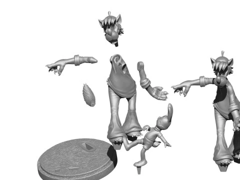 Nu pogodi for 3D printing STL 3D Print Model