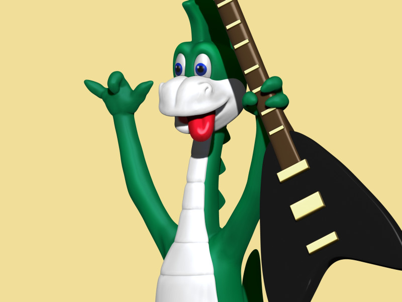 Denver The last dinosaur for 3D printing STL 3D Print Model .c4d .max .obj .3ds .fbx .stl .blend 