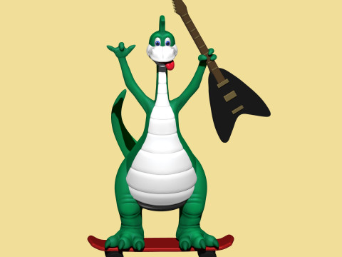 Denver The last dinosaur for 3D printing STL 3D Print Model