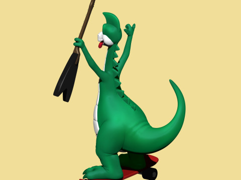 Denver The last dinosaur for 3D printing STL 3D Print Model