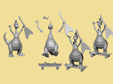 Denver The last dinosaur for 3D printing STL 3D Print Model