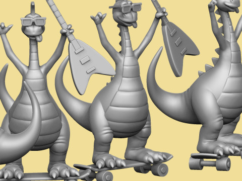Denver The last dinosaur for 3D printing STL 3D Print Model