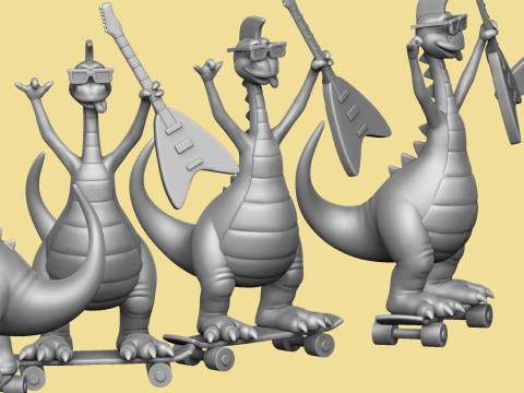 Denver The last dinosaur for 3D printing STL 3D Print Model