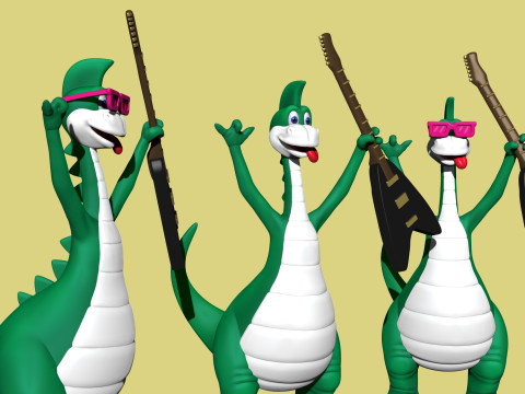 Denver The last dinosaur for 3D printing STL 3D Print Model