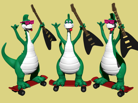 Denver The last dinosaur for 3D printing STL 3D Print Model