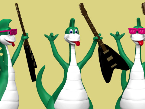 Denver The last dinosaur for 3D printing STL 3D Print Model