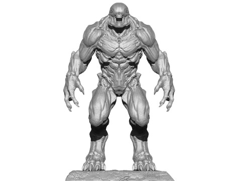 Hell Knight DOOM for 3d printing STL 3D 打印模型