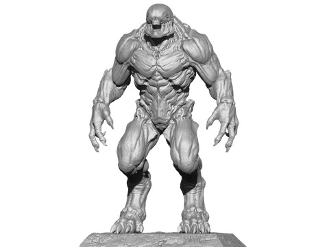 Hell Knight DOOM for 3d printing STL 3D 打印模型
