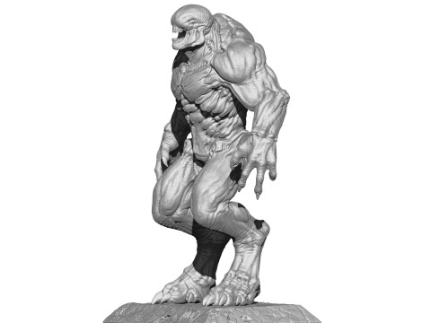 Hell Knight DOOM for 3d printing STL 3D 打印模型