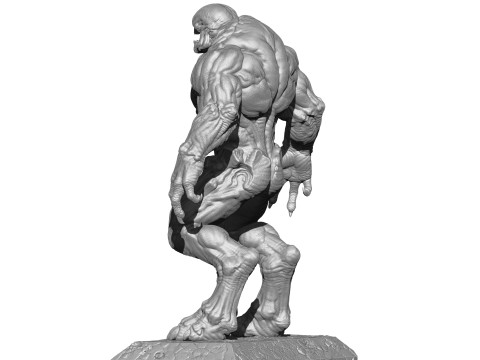 Hell Knight DOOM for 3d printing STL 3D 打印模型