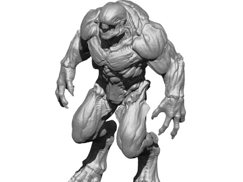 Hell Knight DOOM for 3d printing STL 3D 打印模型