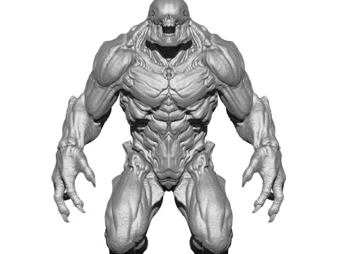 Hell Knight DOOM for 3d printing STL 3D 打印模型