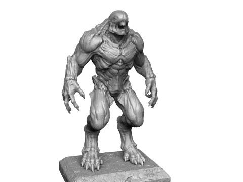 Hell Knight DOOM for 3d printing STL 3D 打印模型