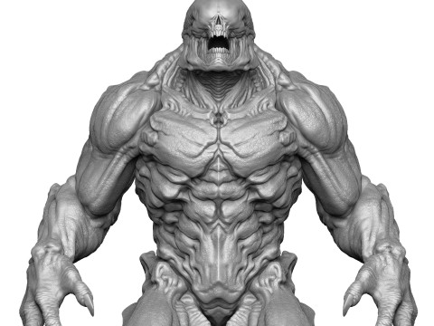 Hell Knight DOOM for 3d printing STL 3D 打印模型