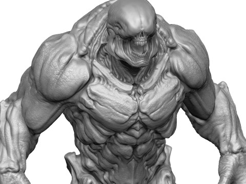 Hell Knight DOOM for 3d printing STL 3D 打印模型