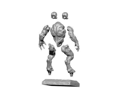Hell Knight DOOM for 3d printing STL 3D 打印模型