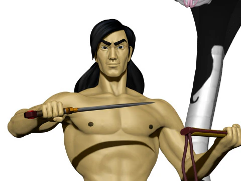 Mowgli para impress&atilde;o 3D STL Modelo de Impressão 3D