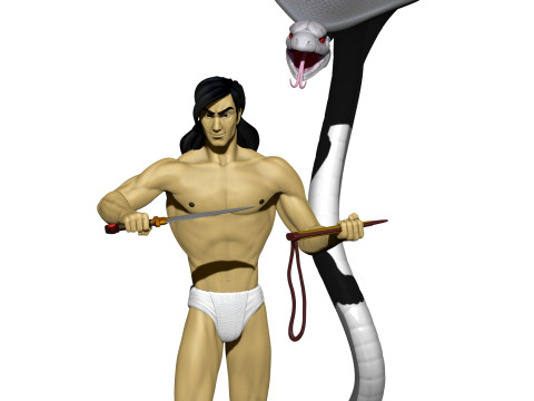 Mowgli for 3d printing STL 3D Print Model