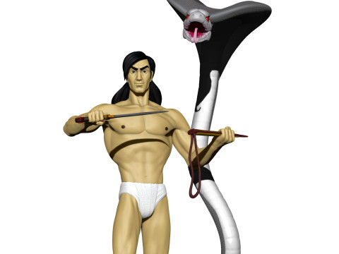 Mowgli for 3d printing STL 3D Print Model