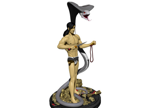 Mowgli for 3d printing STL 3D Print Model
