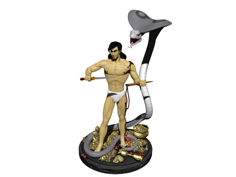 Mowgli for 3d printing STL 3D Print Model