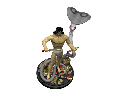 Mowgli for 3d printing STL 3D Print Model
