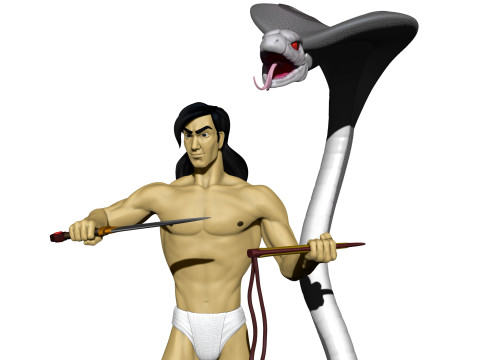 Mowgli for 3d printing STL 3D Print Model