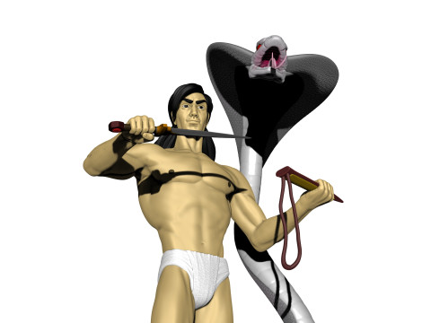 Mowgli for 3d printing STL 3D Print Model