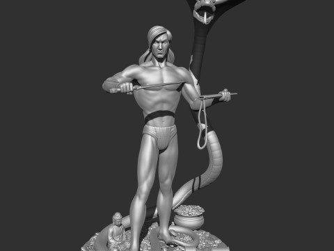 Mowgli for 3d printing STL 3D Print Model