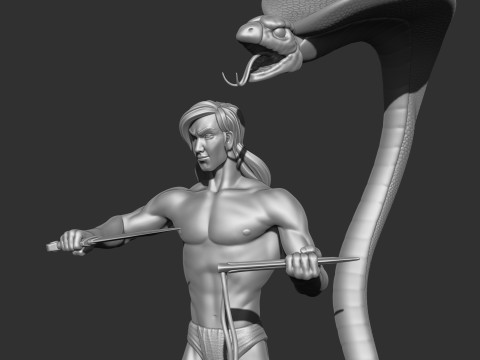 Mowgli for 3d printing STL 3D Print Model