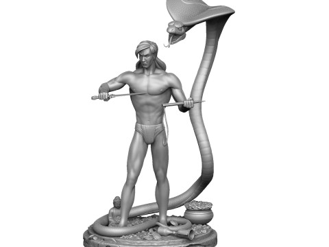 Mowgli for 3d printing STL 3D Print Model