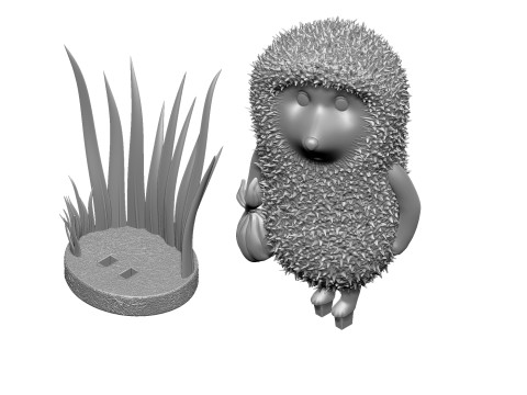 Hedgehog in the fog STL Model do druku 3D
