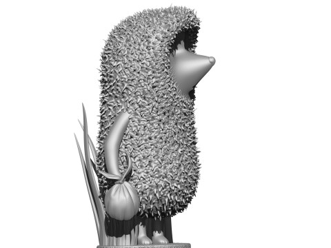 Hedgehog in the fog STL Model do druku 3D