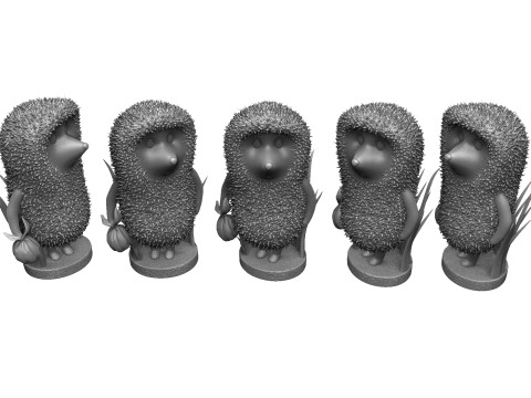 Hedgehog in the fog STL Model do druku 3D
