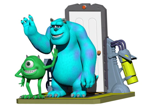 Monsters Inc for 3D printing STL 3D Print Model