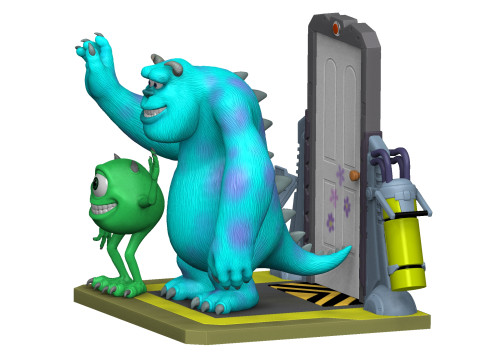 Monsters Inc for 3D printing STL 3D Print Model