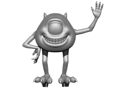 Monsters Inc for 3D printing STL 3D Print Model