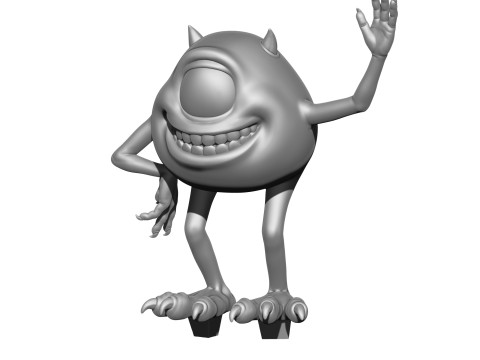 Monsters Inc for 3D printing STL 3D Print Model