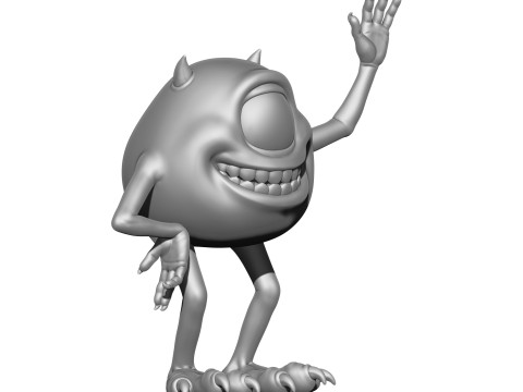 Monsters Inc for 3D printing STL 3D Print Model