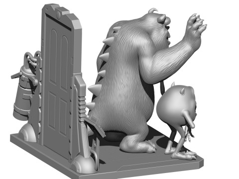 Monsters Inc for 3D printing STL 3D Print Model